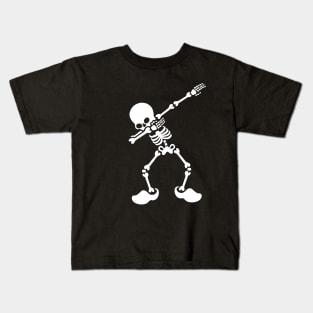 Dab dabbing skeleton Dutch clogs Holland the Netherlands Kids T-Shirt